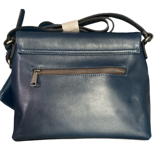 Patricia Nash Mili Leather Medium Flap Crossbody w/ Coin Pouch 0107 - Picture 3 of 13